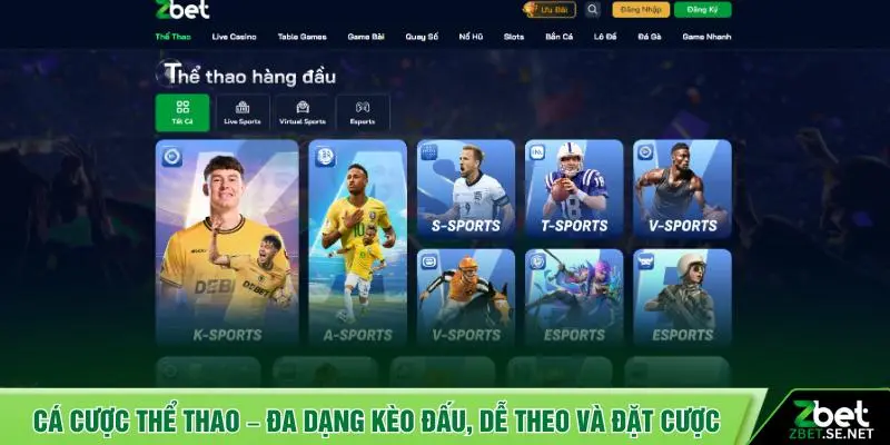 Cá cược thể thao – Đa dạng kèo đấu, dễ theo và đặt cược