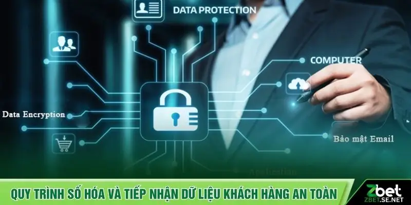 Quy trình số hóa và tiếp nhận dữ liệu khách hàng an toàn